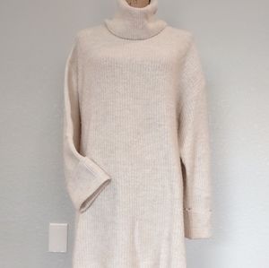 Topshop cable knit midi dress